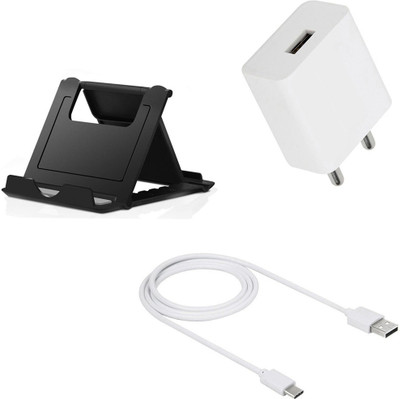 DAKRON Wall Charger Accessory Combo for Xiaomi Poco X3 NFC(White)