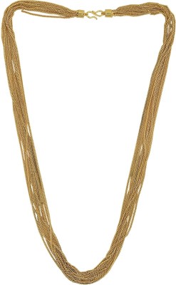 MissMister MissMister Gold plated Fashion chain necklace WomeN  Gold-plated Plated Brass Necklace