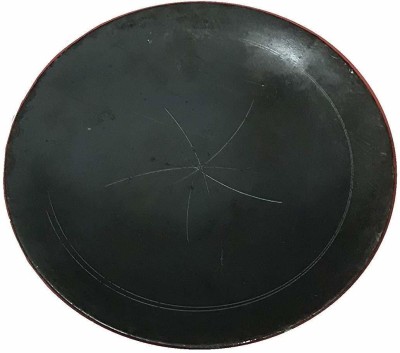 Engarc 10 Inches Pure Indian Iron Hot Pressed Roti Tawa [3mm Thickness] Tawa 25.4 cm diameter(Iron)