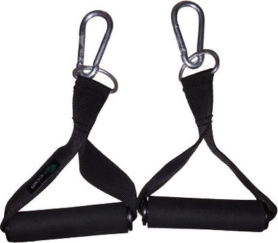 Fitcozi Pull Rope handle with Snap hook Resistance Tube(Black)