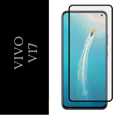 Vonqo Edge To Edge Tempered Glass for Vivo V17(Pack of 1)