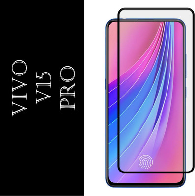 Vonqo Edge To Edge Tempered Glass for Vivo V15 Pro(Pack of 1)