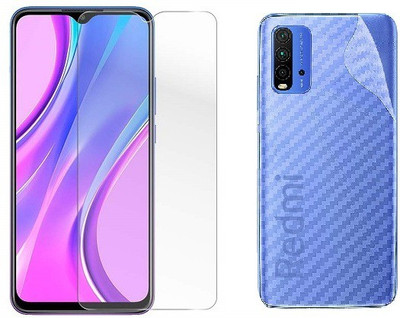 Bodoma Front and Back Screen Guard for Redmi 9T(Pack of 2)