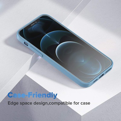 LOWCOST ASM Front and Back Tempered Glass for IPHONE 12 PRO(Pack of 1)