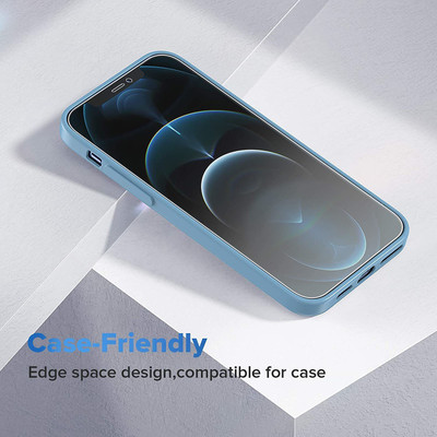 LOWCOST ASM Front and Back Tempered Glass for IPHONE 12 PRO MAX(Pack of 1)