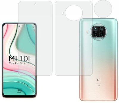 Clickbit Front and Back Tempered Glass for XIAOMI MI 10i(Pack of 3)