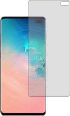 TELTREK Tempered Glass Guard for SAMSUNG GALAXY S10 PLUS (ShatterProof, Flexible)(Pack of 1)