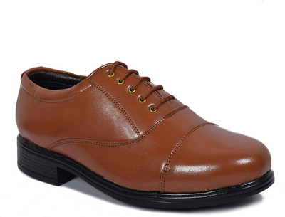 Joker Comfortable & Stylish Oxford Fromal Shoe suitable with formal look. Lace Up For Men(Brown , 10)