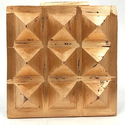 Plus Value Copper Vastu Pyramid Chip 2inch Vaastu Products Remedies for Home, Office Decorative Showpiece  -  1.3 cm(Copper, Brown)