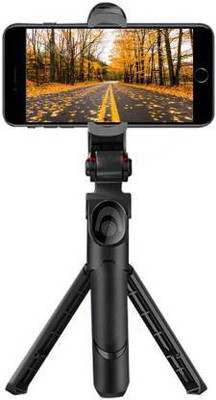 XITARA 3-in-1 Multifunctional Selfie Stick with Tripod Stand Tripod(Black, Supports Up to 350 g)