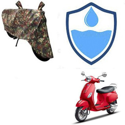 Atulit enterprises Two Wheeler Cover for Piaggio(Vespa VXL, Multicolor)