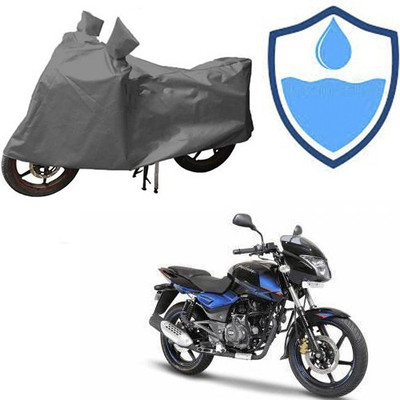 RPSENTTERPR Waterproof Two Wheeler Cover for Bajaj(Pulsar 150 DTS-i, Grey)