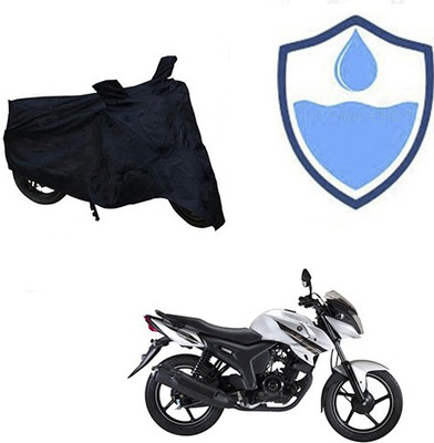 THE REAL ARV Waterproof Two Wheeler Cover for Yamaha(SZ-S, Black)