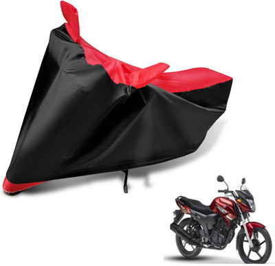 Auto Hub Two Wheeler Cover for Yamaha(SZ X, Black, Red)
