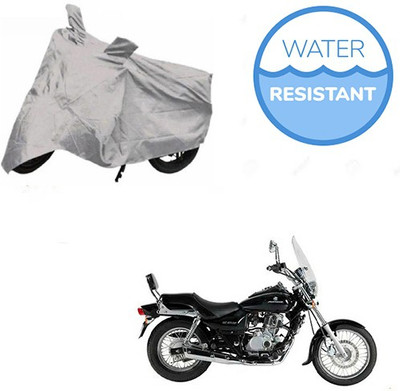 Motoren Waterproof Two Wheeler Cover for Bajaj(Avenger 220 DTS-i, Silver)