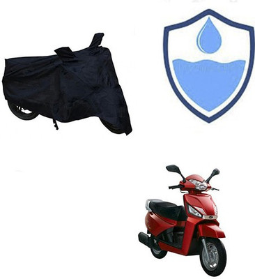 Atulit enterprises Two Wheeler Cover for Mahindra(Gusto, Black)
