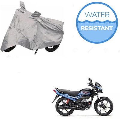 Motoren Waterproof Two Wheeler Cover for Honda(Passion Pro, Silver)