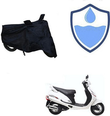 THE REAL ARV Waterproof Two Wheeler Cover for Mahindra(Duro, Black)