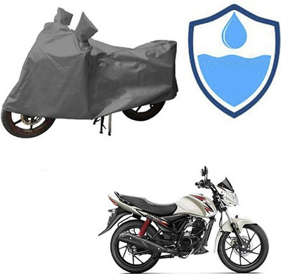 Mdstar Waterproof Two Wheeler Cover for Suzuki(Sling Shot Plus, Grey)