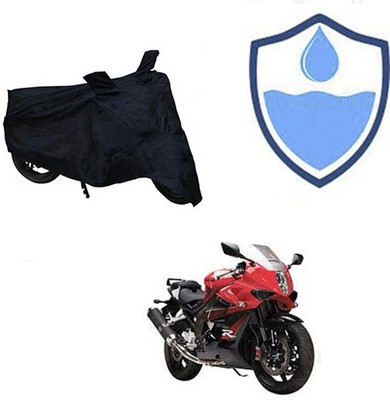 HYBRIDS COLLECTION Waterproof Two Wheeler Cover for Hyosung(GT650R, Black)