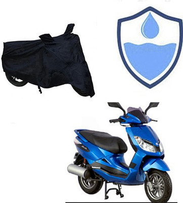 Atulit enterprises Two Wheeler Cover for Bajaj(Sunny, Black)