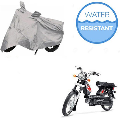 Motoren Waterproof Two Wheeler Cover for TVS(Heavy Duty Super XL, Silver)