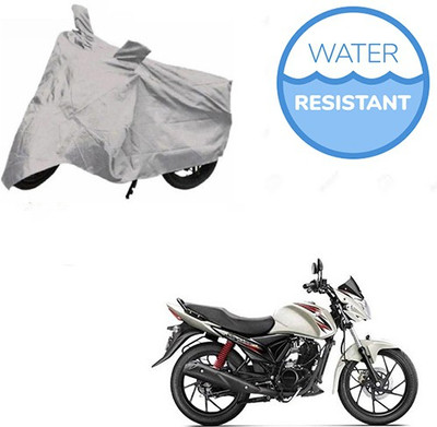 Motoren Waterproof Two Wheeler Cover for Suzuki(Sling Shot Plus, Silver)