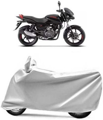 PRPaccessories Waterproof Two Wheeler Cover for Bajaj(Pulsar 150 DTS-i, Silver)