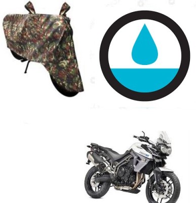 Atulit enterprises Waterproof Two Wheeler Cover for Triumph(Tiger 800 XR, Multicolor)