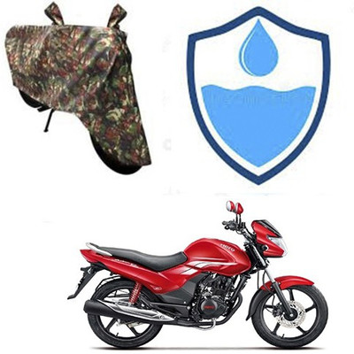 HYBRIDS COLLECTION Waterproof Two Wheeler Cover for Hero(Achiever, Multicolor)