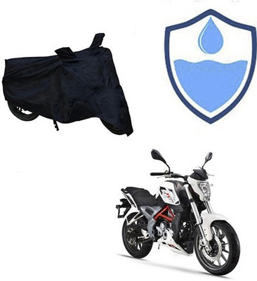 Atulit enterprises Two Wheeler Cover for DSK Benelli(TNT 25, Black)