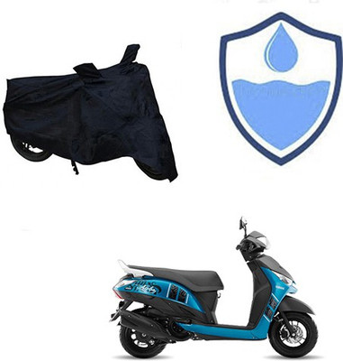 HYBRIDS COLLECTION Waterproof Two Wheeler Cover for Yamaha(Alpha, Black)