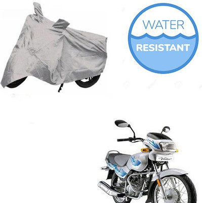 Motoren Waterproof Two Wheeler Cover for TVS(Victor GLX, Silver)