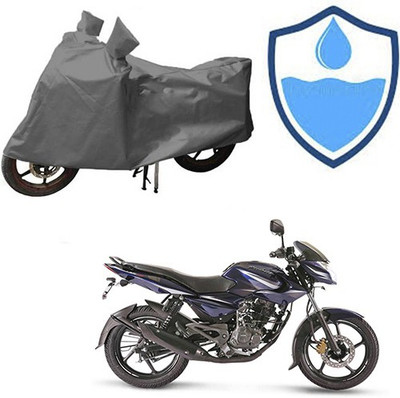RPSENTTERPR Waterproof Two Wheeler Cover for Bajaj(Pulsar 135 LS DTS-i, Grey)
