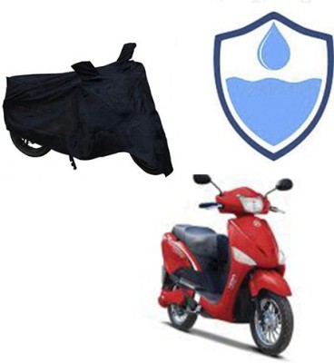 THE REAL ARV Waterproof Two Wheeler Cover for Hero(E Scoot, Black)