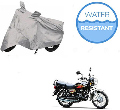 Motoren Waterproof Two Wheeler Cover for TVS(Max 4R, Silver)