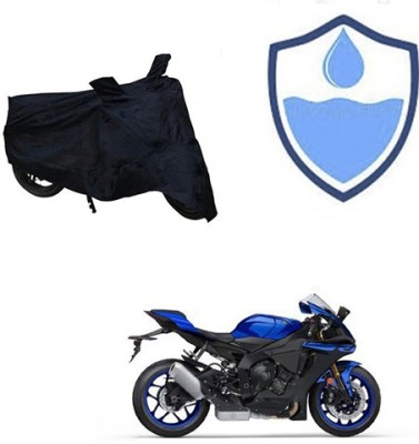 Mdstar Waterproof Two Wheeler Cover for Yamaha(YZF R1, Black)