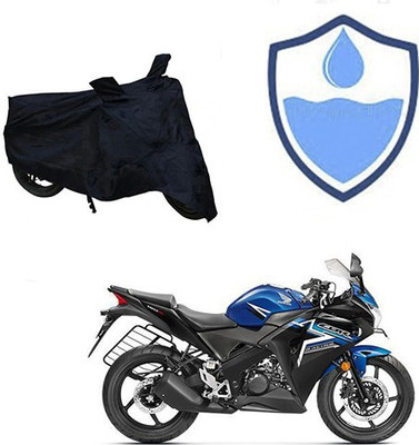 Atulit enterprises Waterproof Two Wheeler Cover for Honda(CBR 150R, Black)