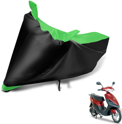 Auto Hub Two Wheeler Cover for Indian(Yo Spark, Black, Green)