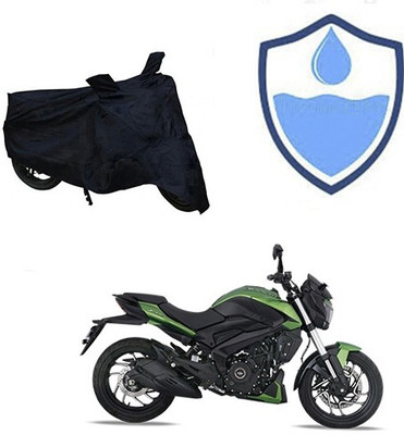 THE REAL ARV Waterproof Two Wheeler Cover for Bajaj(Dominar, Black)