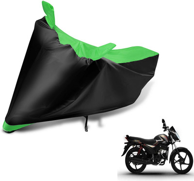 MOCKHE Two Wheeler Cover for Mahindra(Pantero, Black, Green)