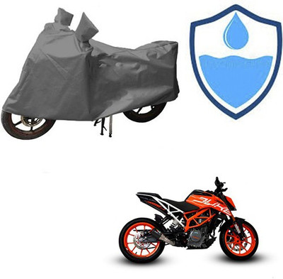RPSENTTERPR Waterproof Two Wheeler Cover for KTM(Duke 390, Grey)