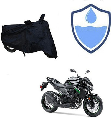 THE REAL ARV Waterproof Two Wheeler Cover for Kawasaki(Z800, Black)