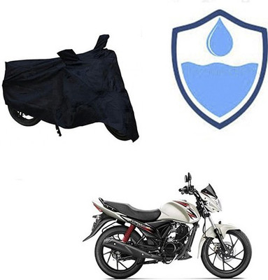 saanvi Waterproof Two Wheeler Cover for Suzuki(Sling Shot, Black)