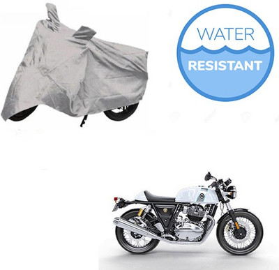 Motoren Waterproof Two Wheeler Cover for Royal Enfield(Continental GT, Silver)