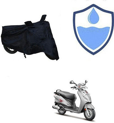 THE REAL ARV Waterproof Two Wheeler Cover for Hero(Moto Corp Duet, Black)