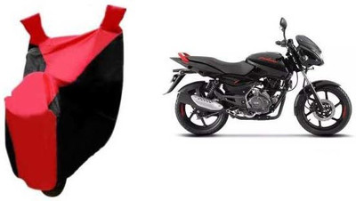 PRPaccessories Waterproof Two Wheeler Cover for Bajaj(Pulsar 150 DTS-i, Red, Black)