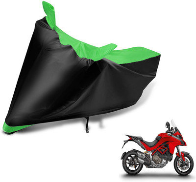MOCKHE Two Wheeler Cover for Ducati(Multistrada, Black, Green)