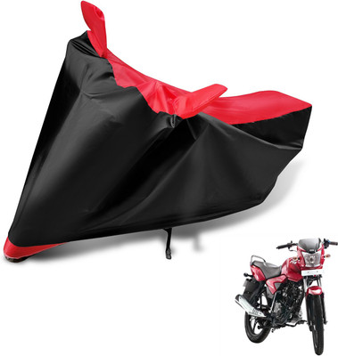 Auto Hub Two Wheeler Cover for TVS(Jive, Black, Red)