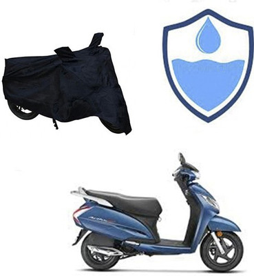 KPIND Waterproof Two Wheeler Cover for Honda(Activa, Black)